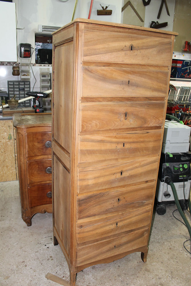 restauration chiffonier ebeniste