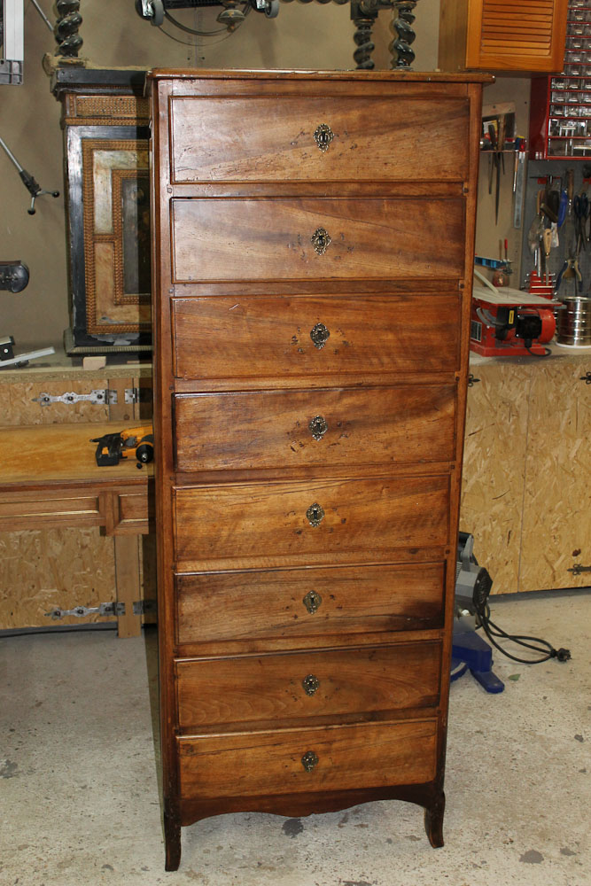 restauration chiffonier ebeniste