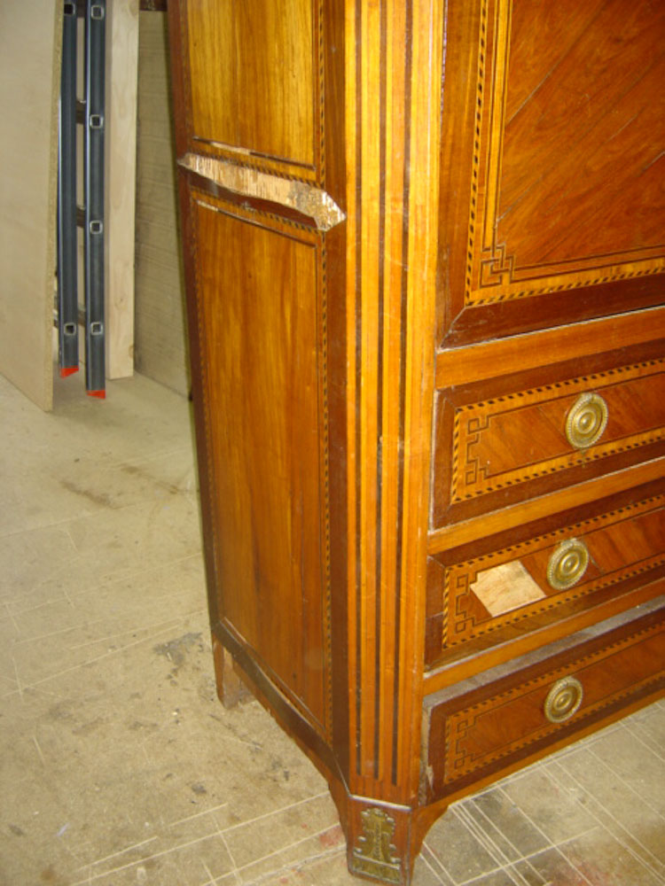 Restauration Secrétaire Louis XVI