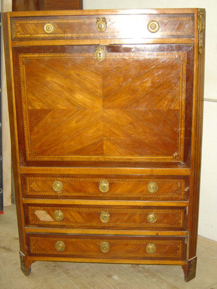 Restauration Secrétaire Louis XVI