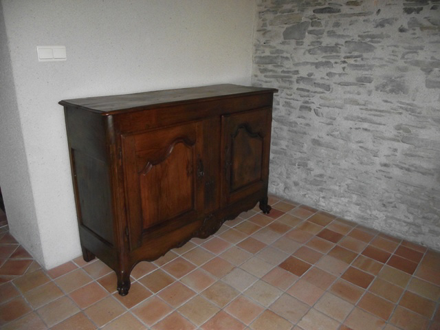 Restauration buffet en chêne XVIII ème siècle